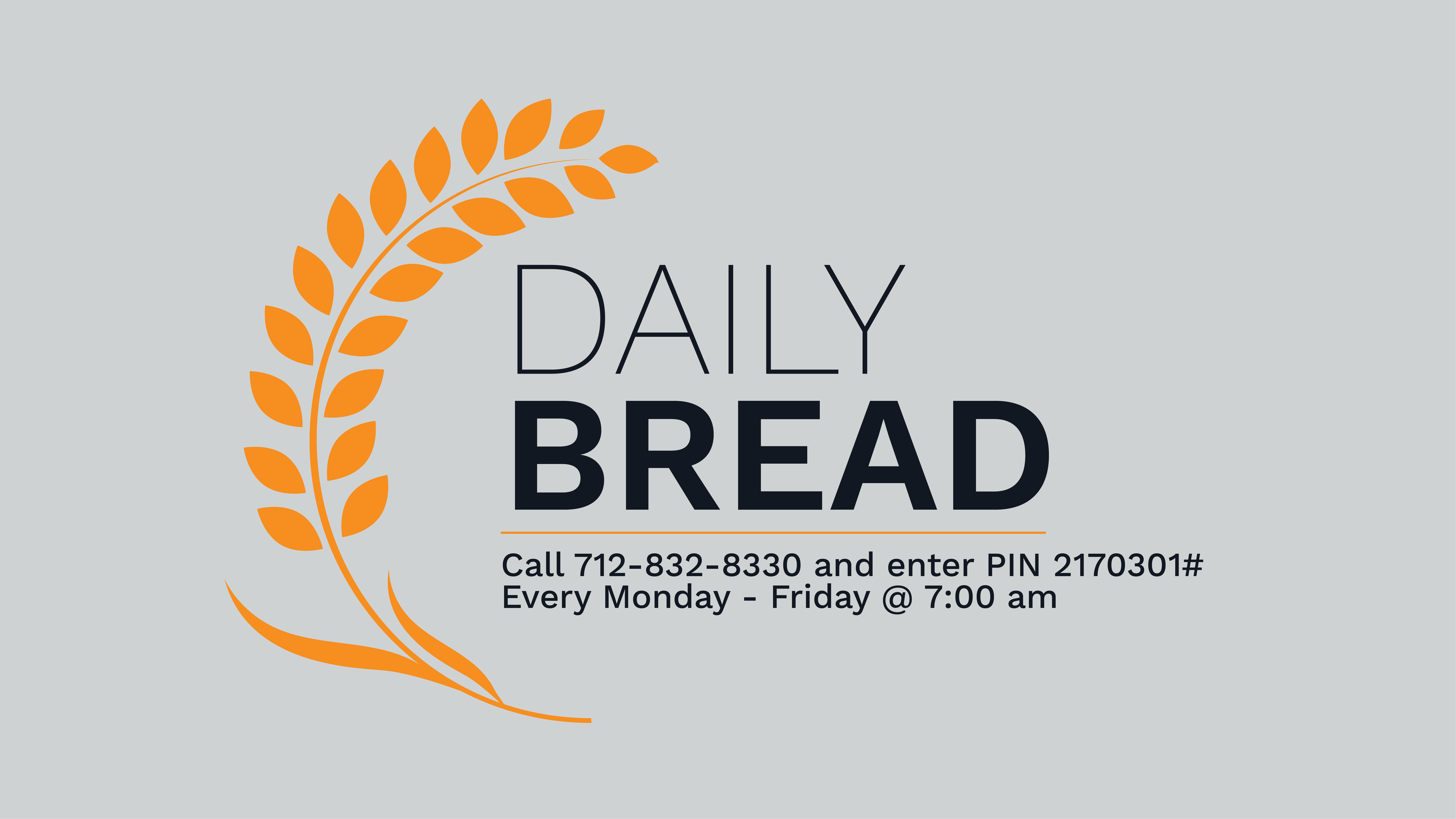 Daily Bread - Prayer Call